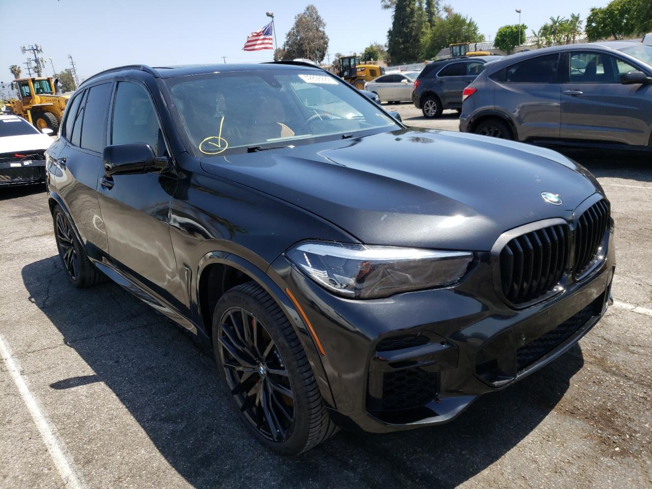 BMW X5 M50I 2022 with VIN 5UXJU4C06N9J77181 - Photo from auction