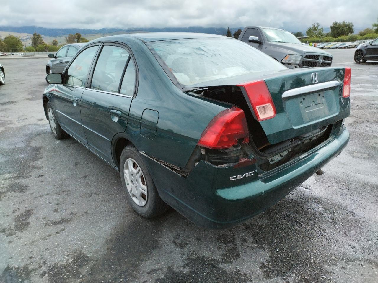 Photo 3 from auction – 2002 HONDA CIVIC LX with VIN 2HGES16632H579860