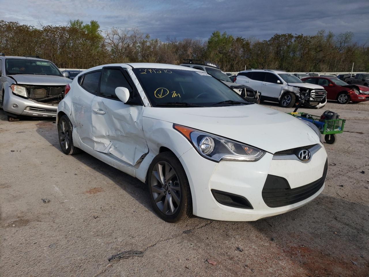 HYUNDAI VELOSTER 2016 with VIN KMHTC6AD6GU294270 - Photo from auction