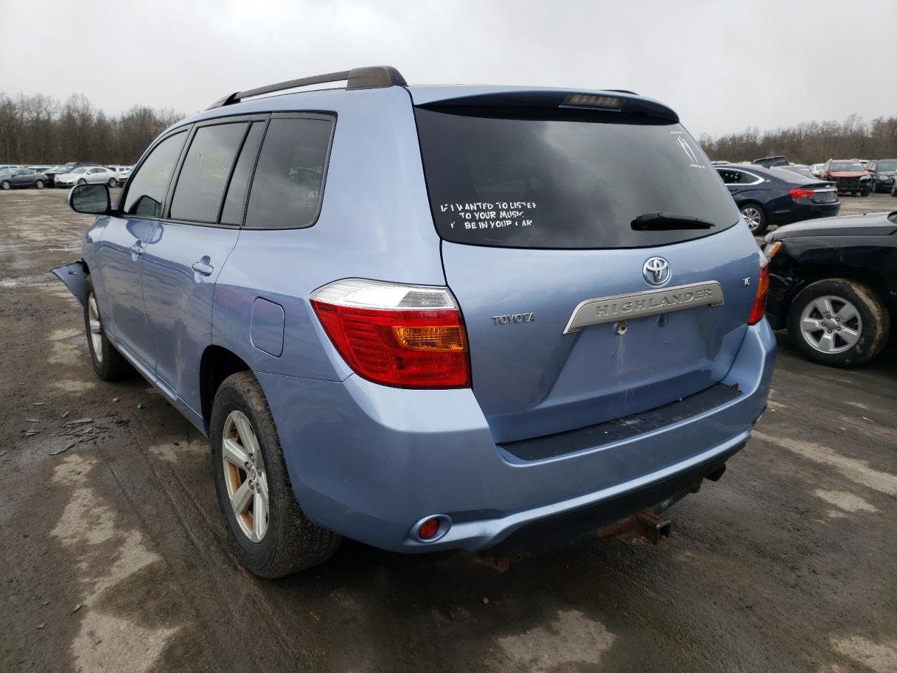 Photo 3 from auction – 2008 TOYOTA HIGHLANDER with VIN JTEDS41A482032391