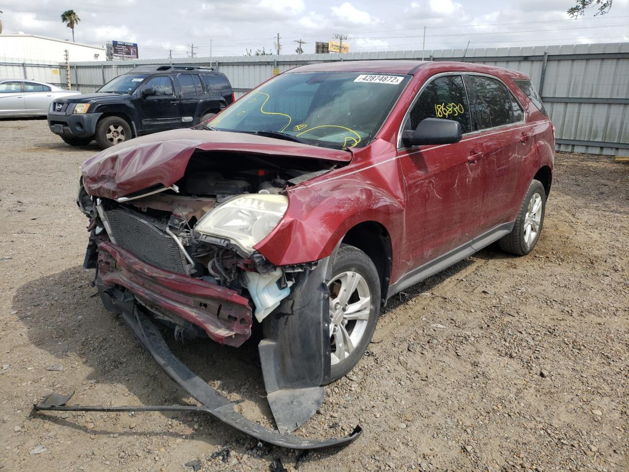 Photo 2 from auction – 2010 CHEVROLET EQUINOX LS with VIN 2CNFLCEW5A6261242