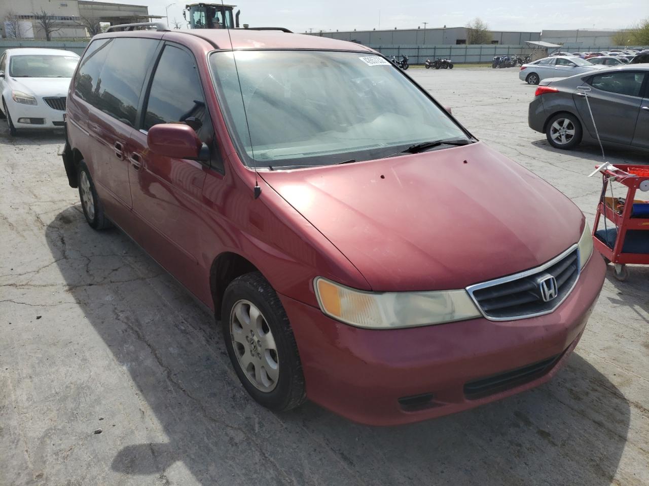 HONDA ODYSSEY EX 2002 with VIN 2HKRL18052H515672 - Photo from auction