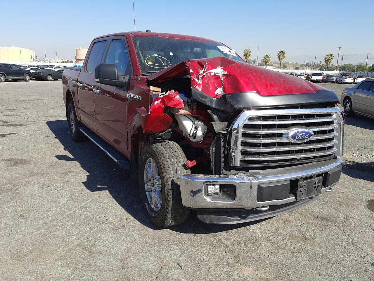 Photo 1 from auction – 2016 FORD F150 SUPER with VIN 1FTEW1EFXGKD86464