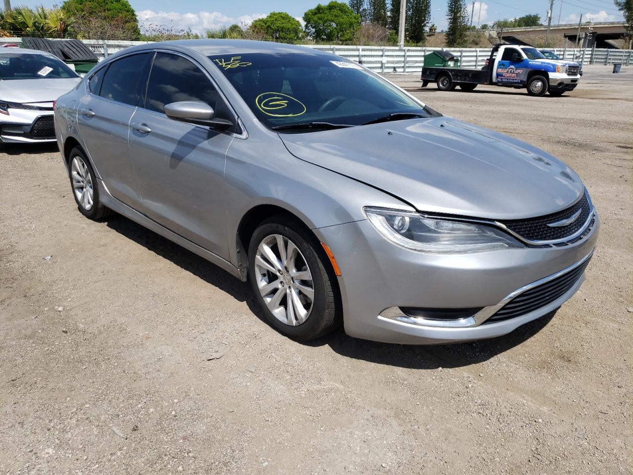 Фото 1 с аукциона – 2015 CHRYSLER 200 LIMITE с VIN 1C3CCCAB6FN657388