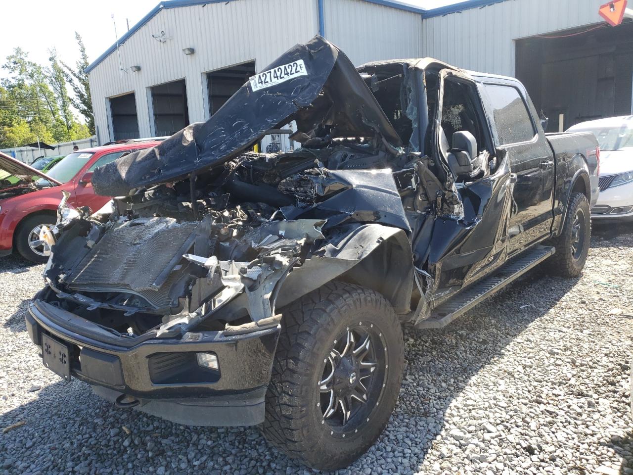 Photo 2 from auction – 2018 FORD F150 SUPER with VIN 1FTEW1E59JFD89766