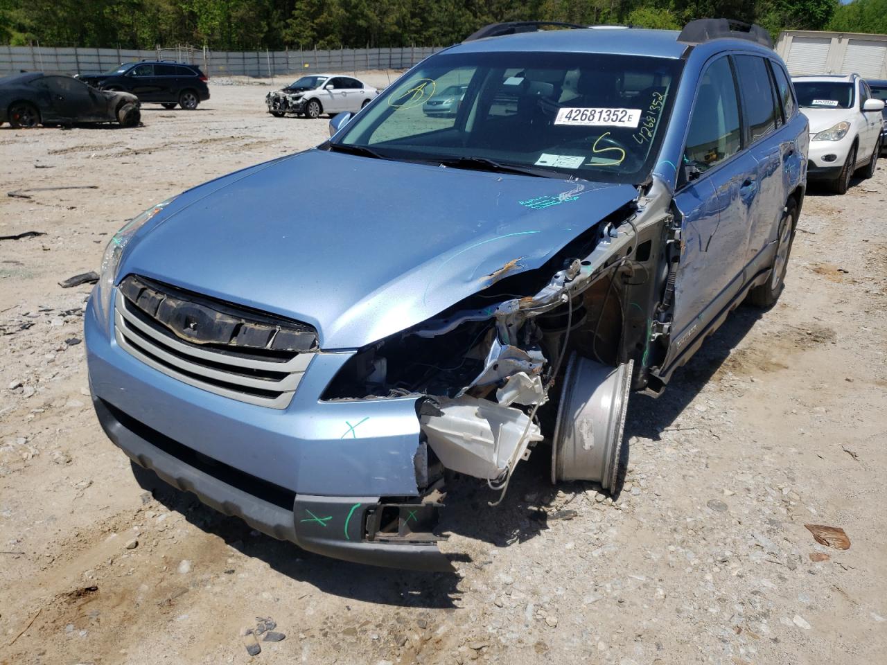 Photo 9 from auction – 2010 SUBARU OUTBACK with VIN 4S4BRBCC4A3384800