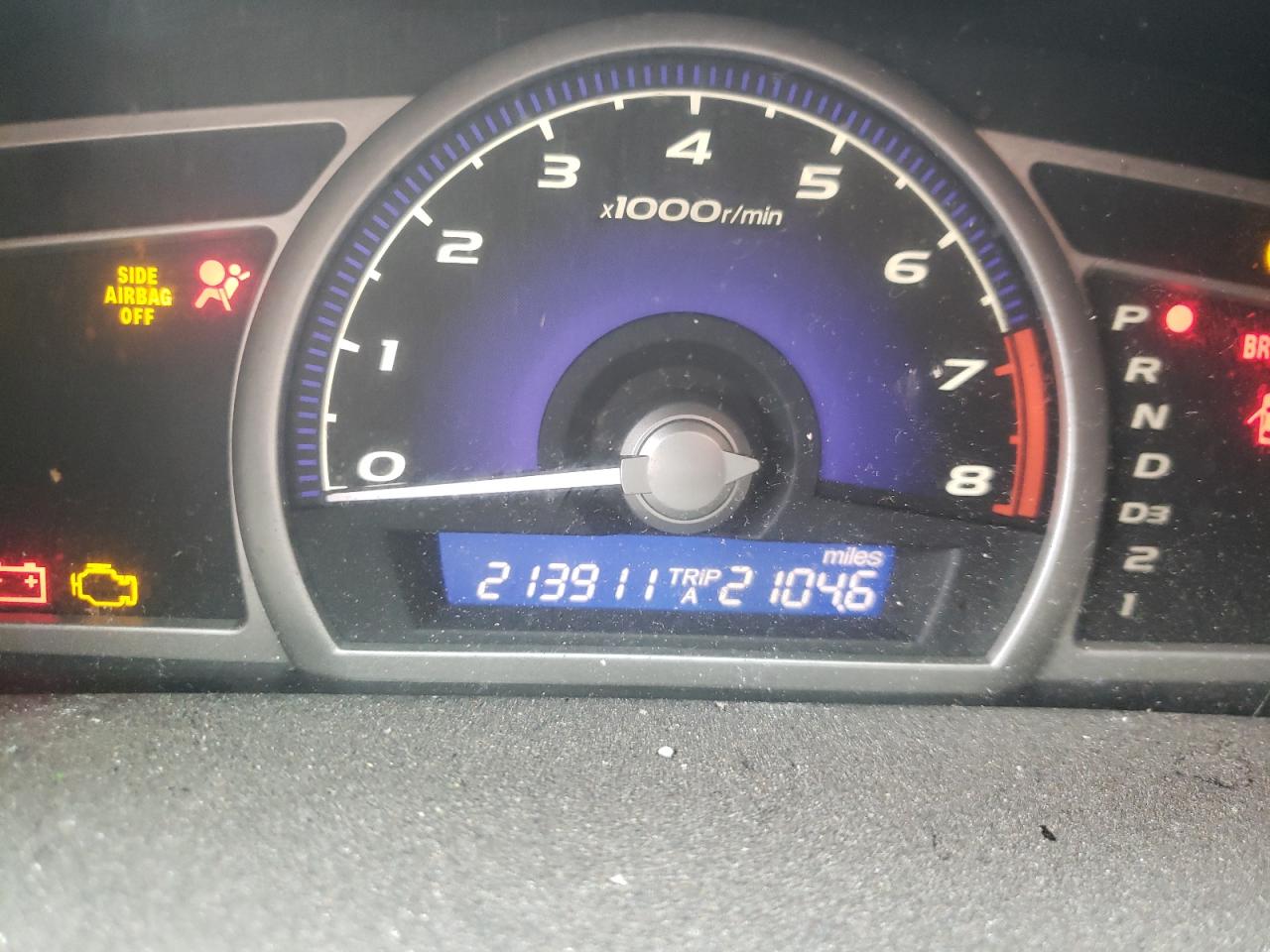 Photo 8 from auction – 2006 HONDA CIVIC EX with VIN 1HGFA16866L005139