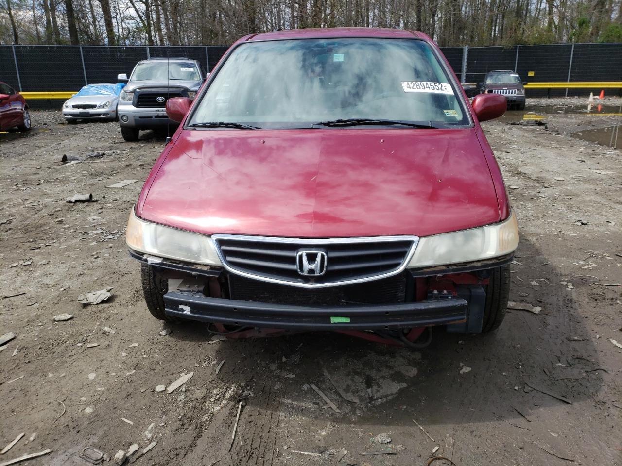 Photo 9 from auction – 2003 HONDA ODYSSEY EX with VIN 5FNRL18023B119988