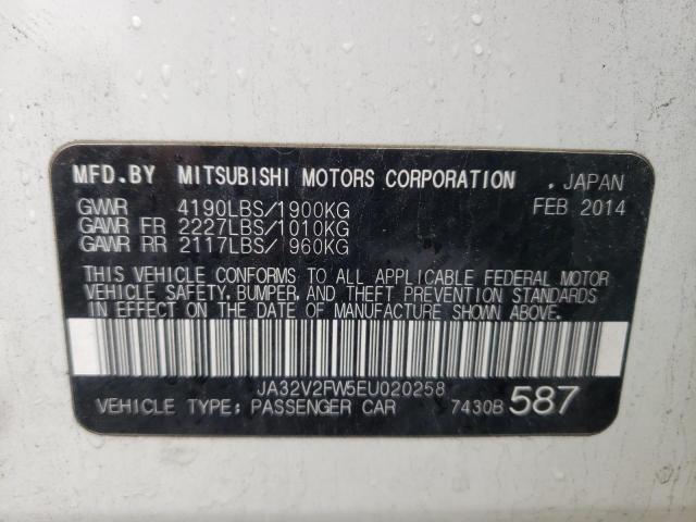 Photo 10 from auction – 2014 MITSUBISHI LANCER SE with VIN JA32V2FW5EU020258