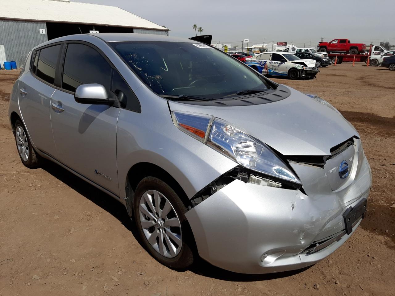 NISSAN LEAF S 2015 with VIN 1N4AZ0CP0FC306602 - Photo from auction