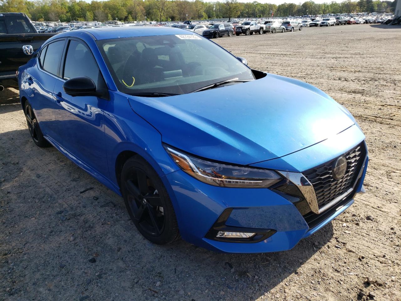 NISSAN SENTRA SR 2021 with VIN 3N1AB8DV6MY247444 - Photo from auction