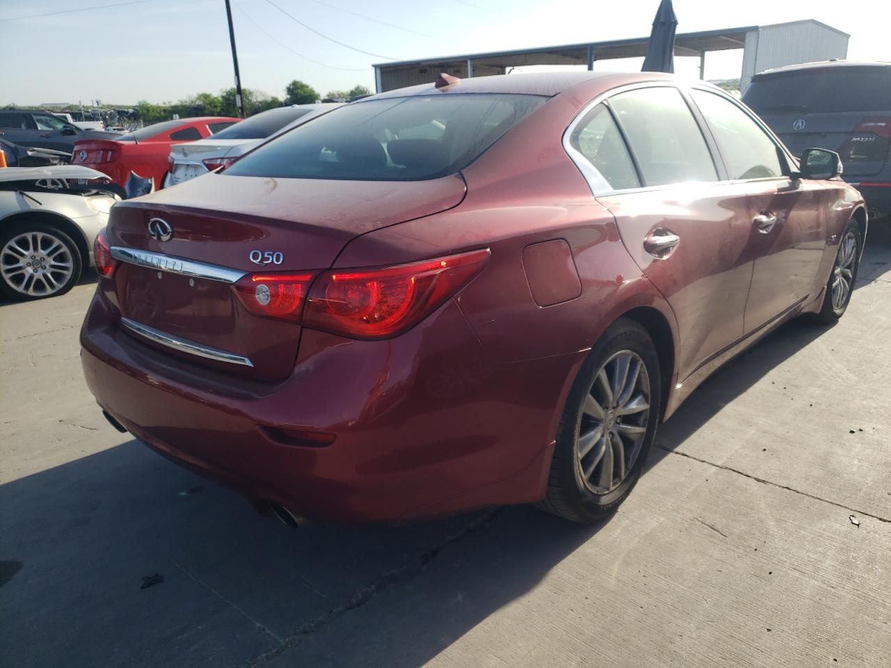 Photo 4 from auction – 2014 INFINITI Q50 BASE with VIN JN1BV7AR3EM694802