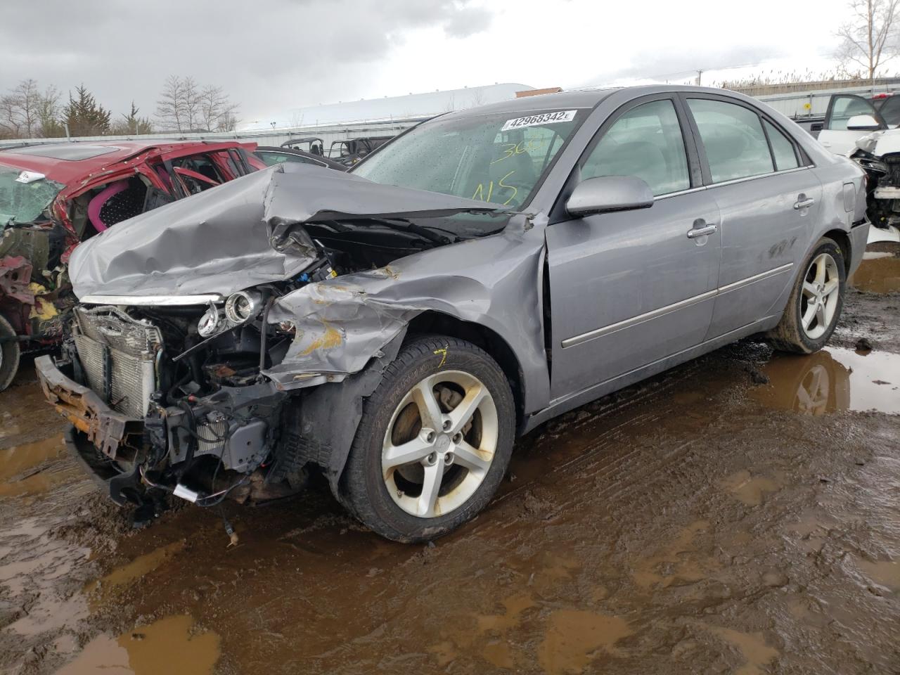 Photo 2 from auction – 2008 HYUNDAI SONATA SE with VIN 5NPEU46F28H306726