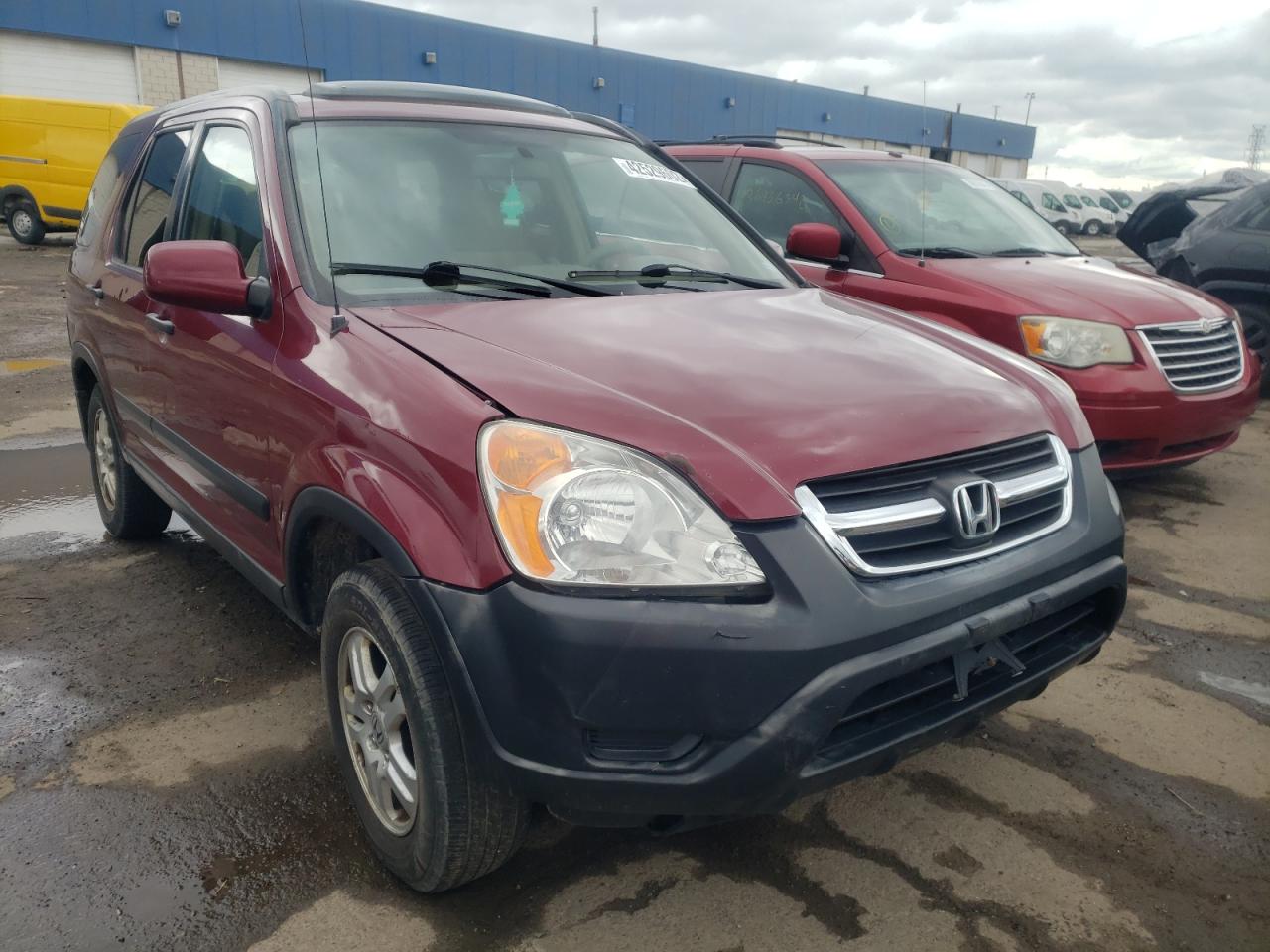 HONDA CR-V EX 2002 with VIN JHLRD78852C060472 - Photo from auction