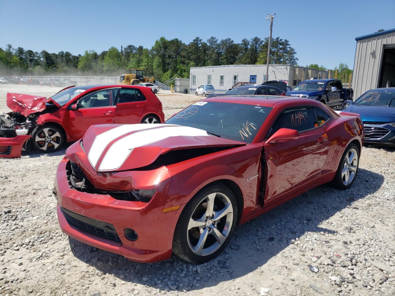 Photo 2 from auction – 2015 CHEVROLET CAMARO LT with VIN 2G1FD1E3XF9110102
