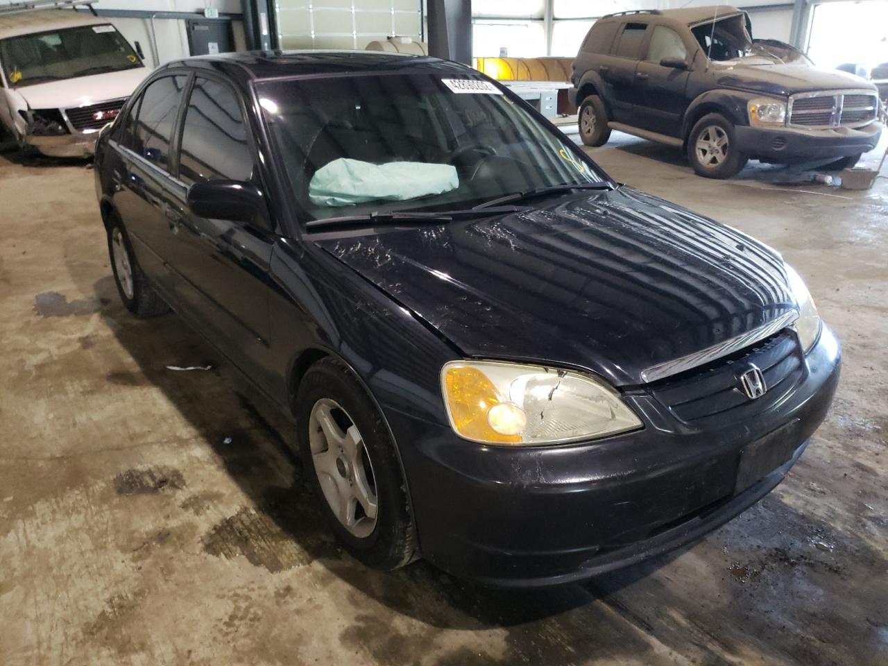 HONDA CIVIC EX 2002 with VIN 1HGES25712L053133 - Photo from auction