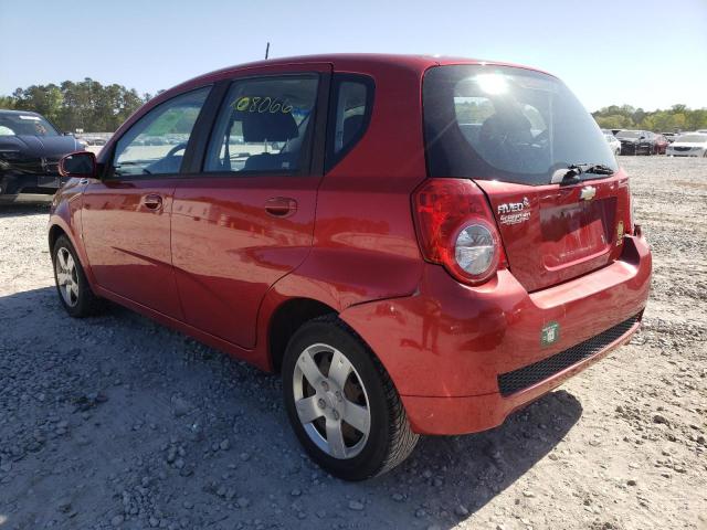 Photo 3 from auction – 2009 CHEVROLET AVEO LS with VIN KL1TD66E09B606706