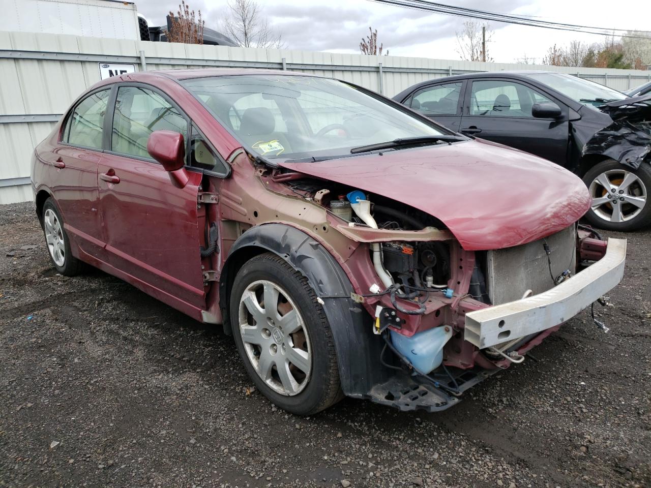 HONDA CIVIC LX 2007 with VIN 2HGFA16527H506758 - Photo from auction