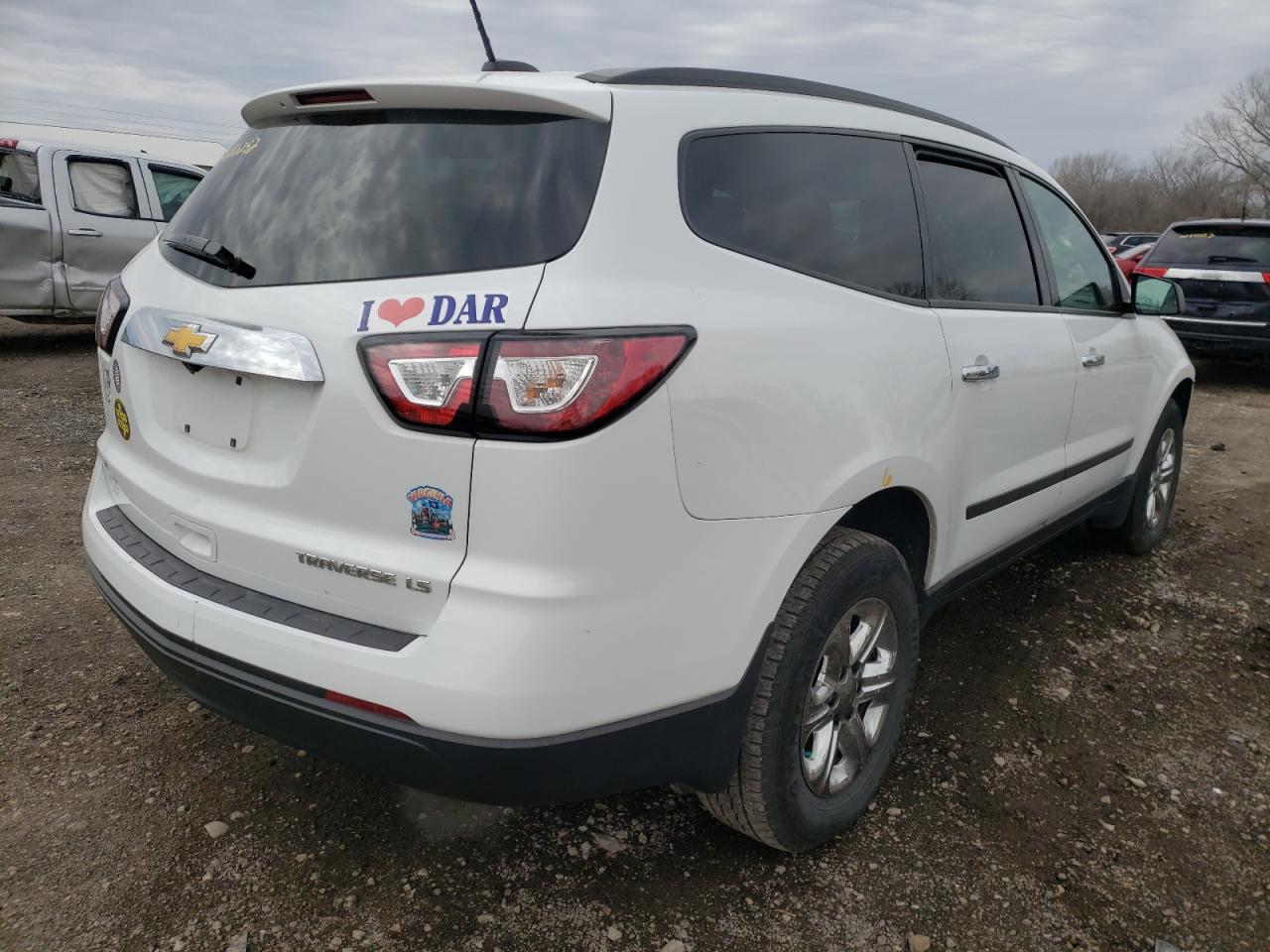 Photo 4 from auction – 2016 CHEVROLET TRAVERSE L with VIN 1GNKRFED8GJ161835