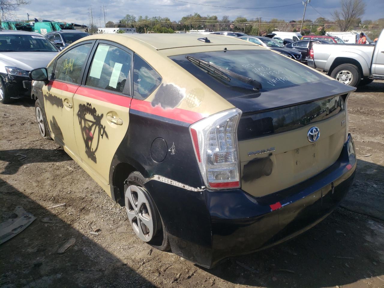 Photo 3 from auction – 2010 TOYOTA PRIUS with VIN JTDKN3DU4A0049647