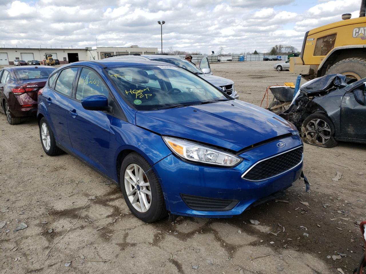 FORD FOCUS SE 2018 with VIN 1FADP3K20JL310524 - Photo from auction
