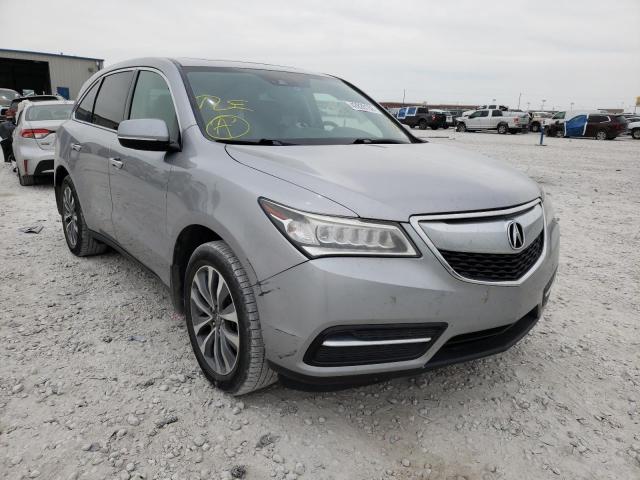 ACURA MDX TECHNO 2016 with VIN 5FRYD3H44GB015918 - Photo from auction