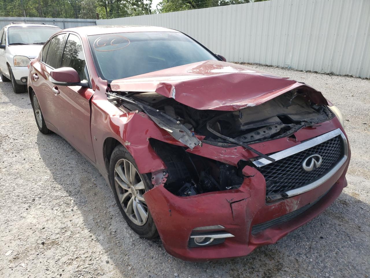 INFINITI Q50 BASE 2014 with VIN JN1BV7AP9EM676352 - Photo from auction