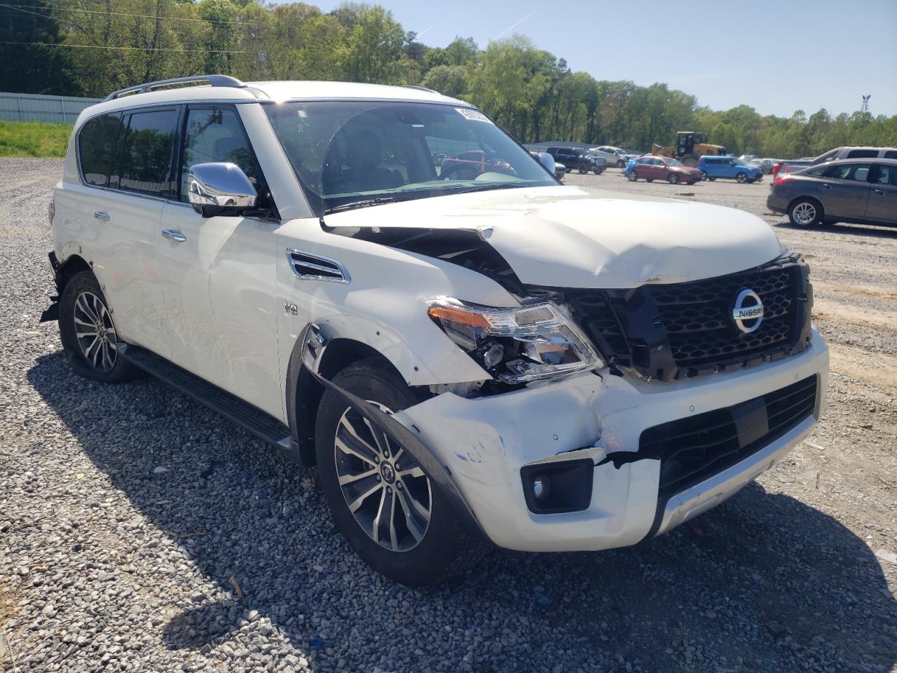 NISSAN ARMADA SV 2017 with VIN JN8AY2NC5H9505345 - Photo from auction
