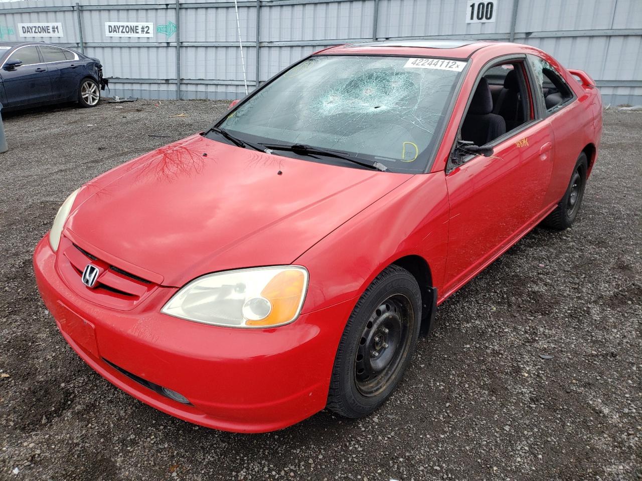 Photo 2 from auction – 2003 HONDA CIVIC EX with VIN 1HGEM229X3L811293