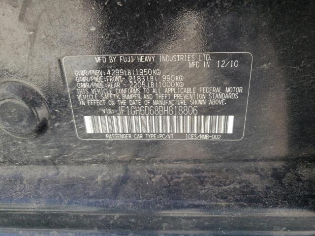 Photo 10 from auction – 2011 SUBARU IMPREZA OU with VIN JF1GH6D68BH818806