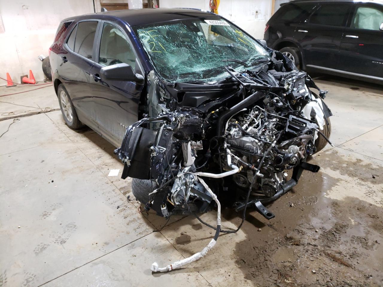CHEVROLET EQUINOX LS 2021 with VIN 3GNAXHEV1MS134427 - Photo from auction
