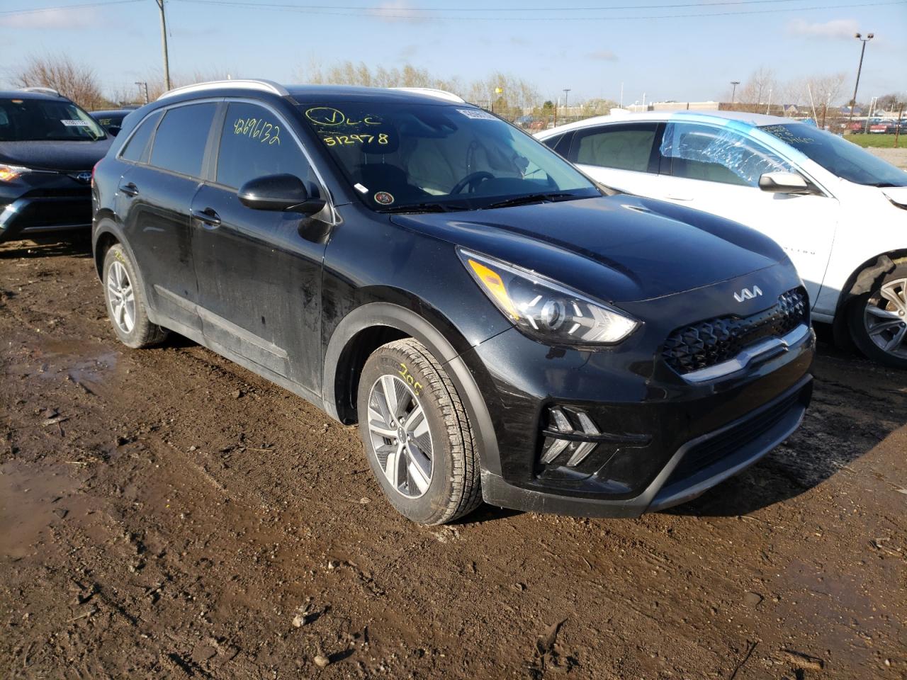 KIA NIRO LX 2022 with VIN KNDCB3LC0N5512978 - Photo from auction