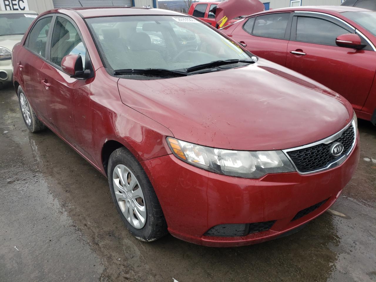 KIA FORTE EX 2012 with VIN KNAFU4A29C5586689 - Photo from auction
