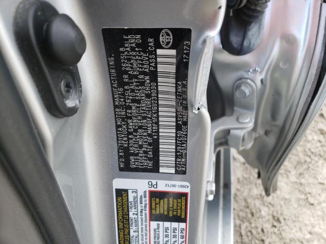 Photo 10 from auction – 2016 TOYOTA CAMRY LE with VIN 4T1BF1FK1GU239030