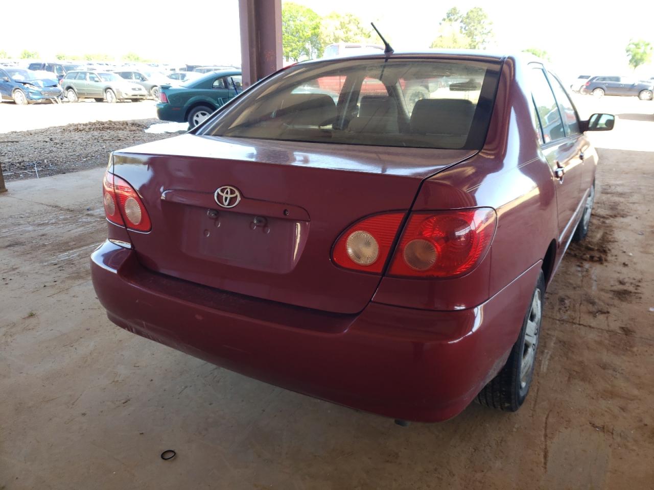 Photo 4 from auction – 2008 TOYOTA COROLLA CE with VIN 1NXBR32E58Z998848
