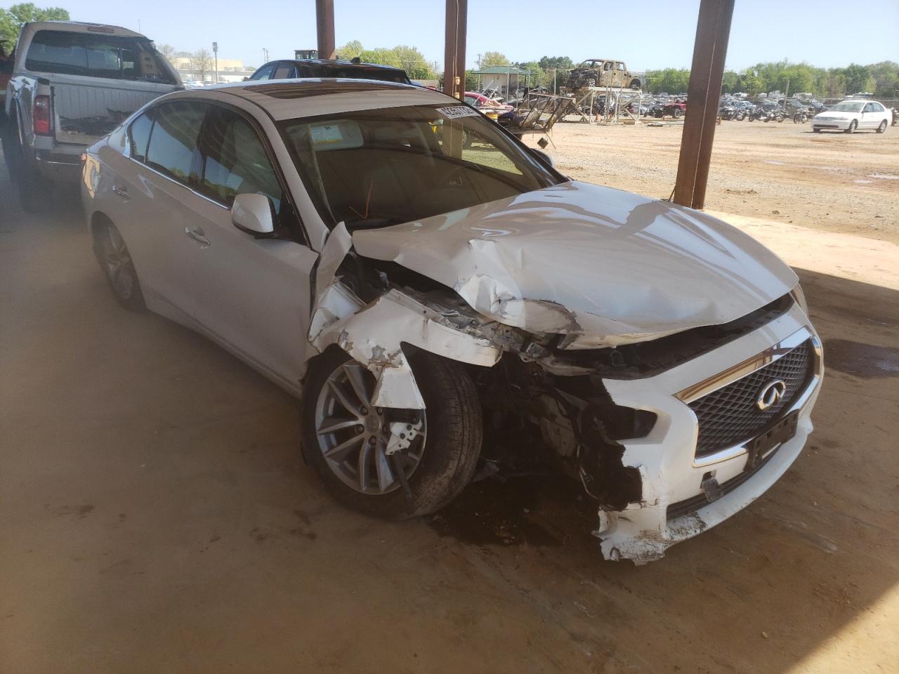 INFINITI Q50 BASE 2015 with VIN JN1BV7AR7FM408953 - Photo from auction