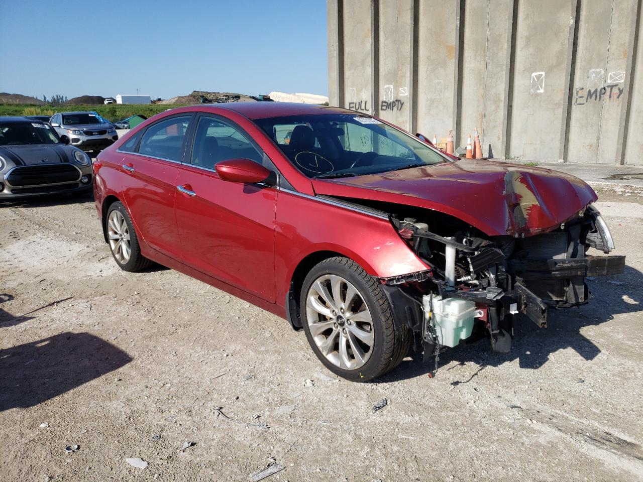 HYUNDAI SONATA 2011 with VIN 5NPEC4AC3BH003249 - Photo from auction