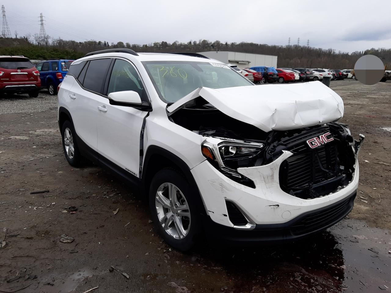 GMC TERRAIN SL 2019 with VIN 3GKALTEV7KL352603 - Photo from auction