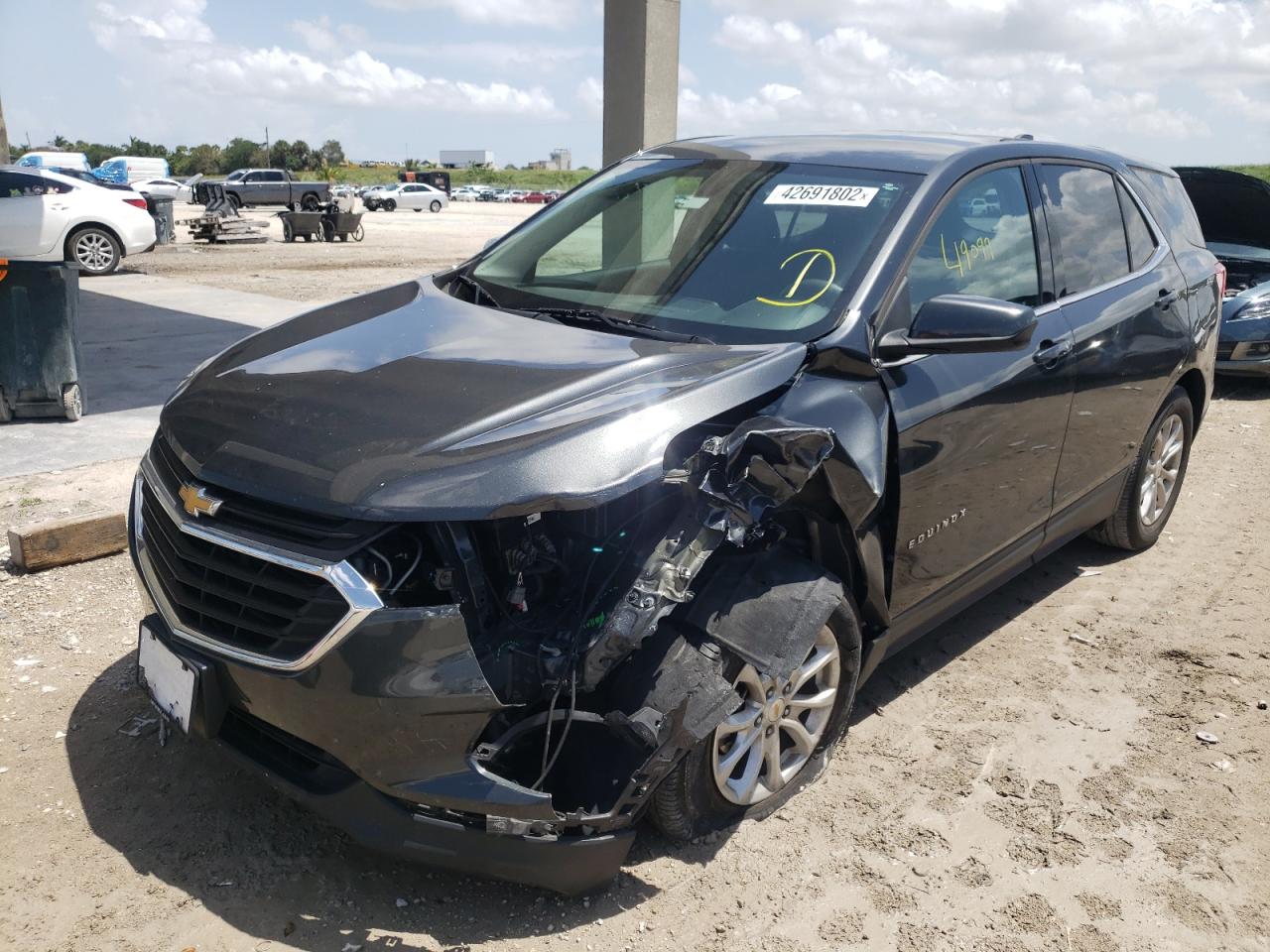 Photo 2 from auction – 2019 CHEVROLET EQUINOX LT with VIN 2GNAXKEV2K6125728
