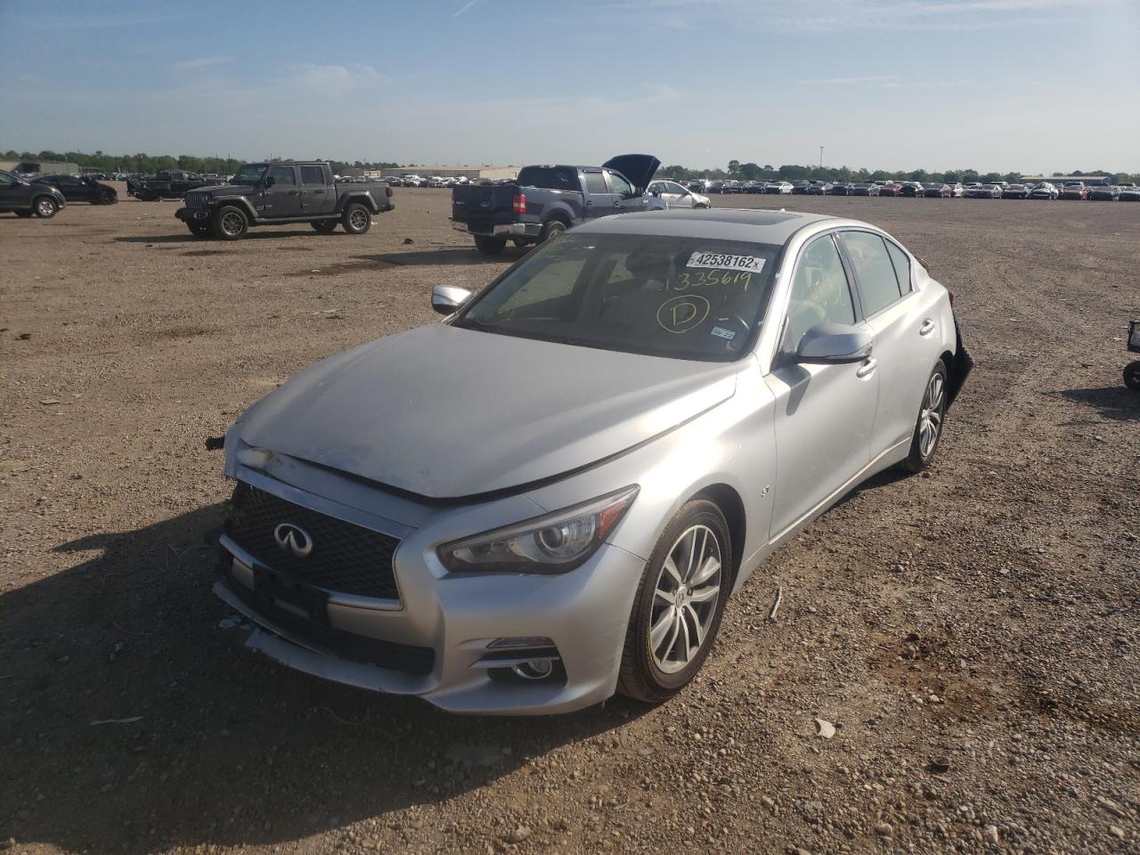 Photo 2 from auction – 2015 INFINITI Q50 BASE with VIN JN1BV7AP4FM335619