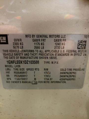 Photo 10 from auction – 2013 CHEVROLET EQUINOX LT with VIN 1GNFLEEK1DZ103588