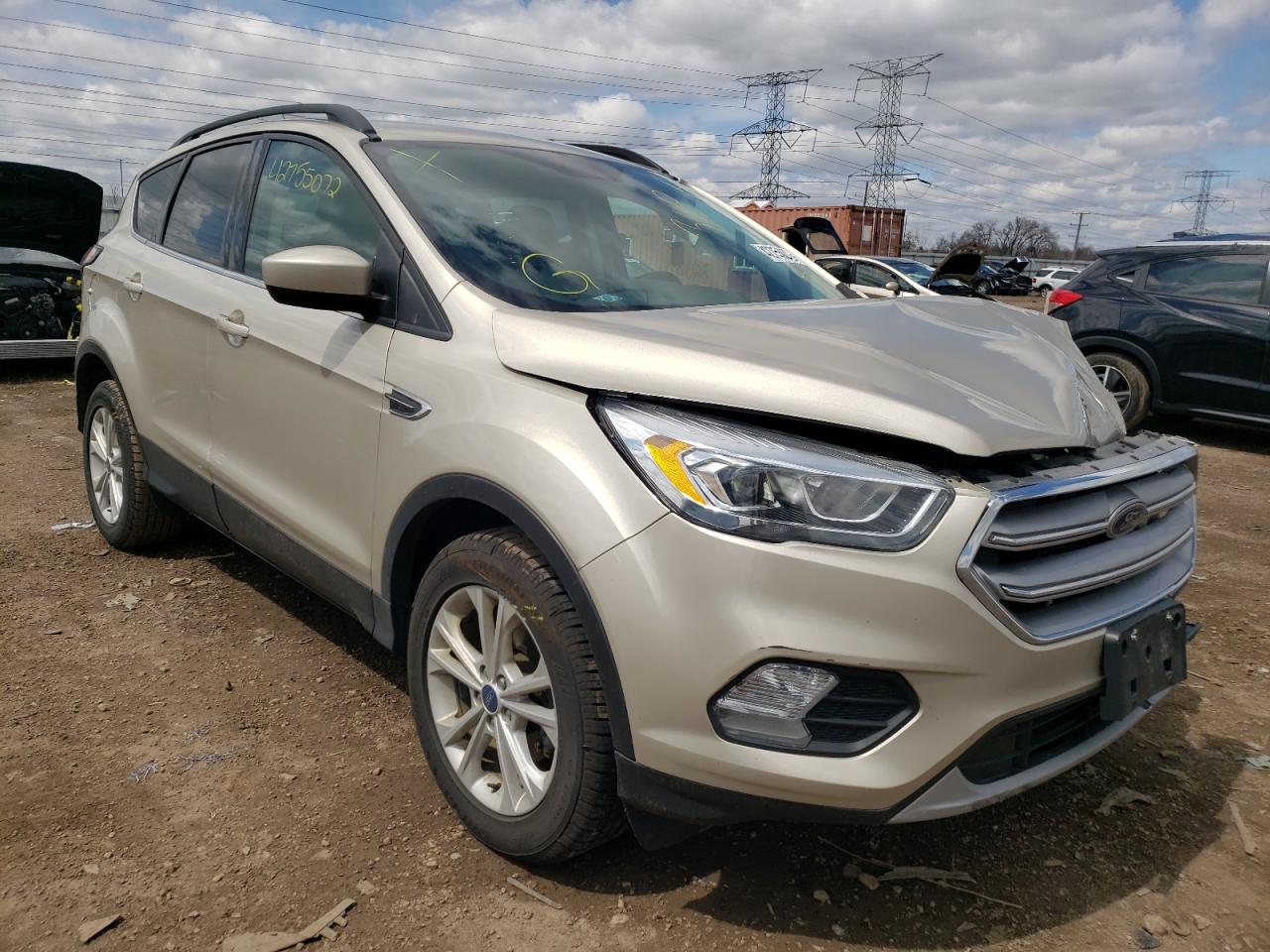 FORD ESCAPE SE 2017 with VIN 1FMCU0GD4HUB77631 - Photo from auction