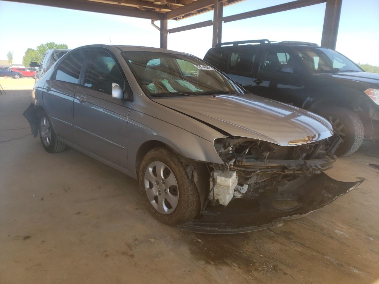 KIA SPECTRA EX 2008 with VIN KNAFE121685544991 - Photo from auction
