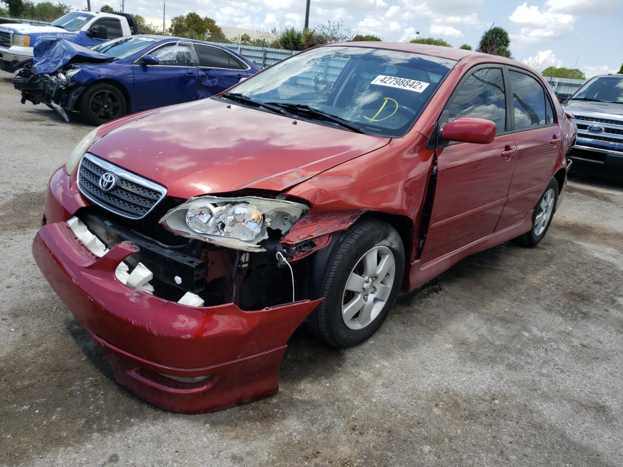 Photo 2 from auction – 2008 TOYOTA COROLLA CE with VIN 1NXBR32E68Z951537