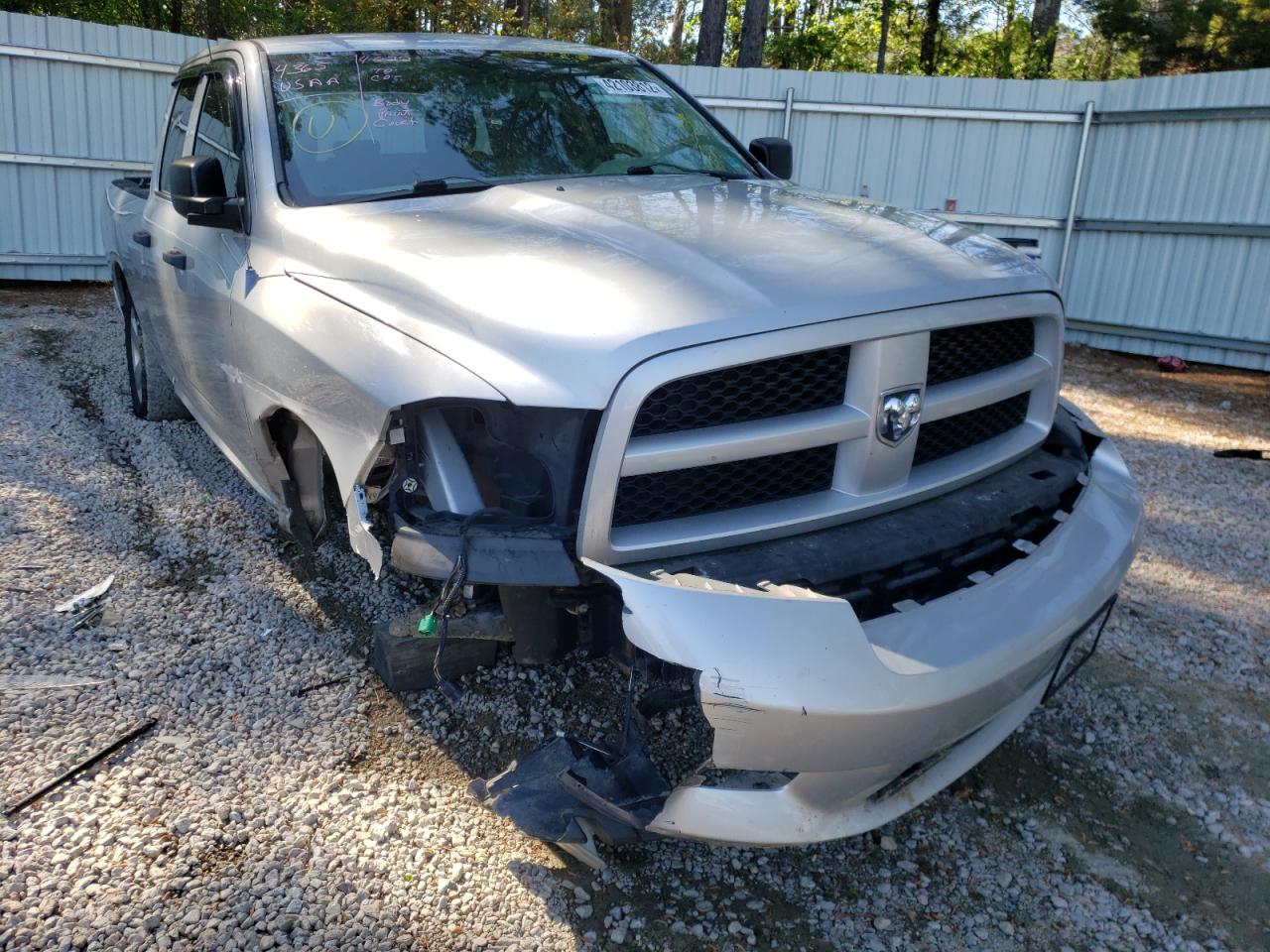 DODGE RAM 1500 S 2012 with VIN 1C6RD6FT7CS157217 - Photo from auction