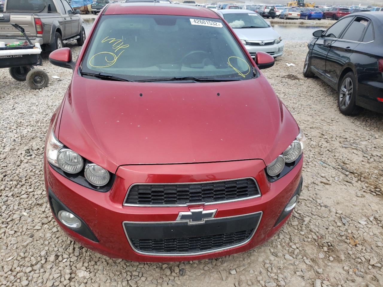 Photo 9 from auction – 2012 CHEVROLET SONIC LTZ with VIN 1G1JF5SB2C4168131