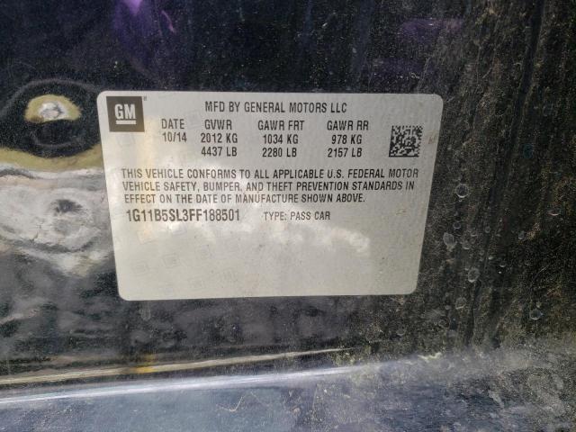Photo 10 from auction – 2015 CHEVROLET MALIBU LS with VIN 1G11B5SL3FF188501