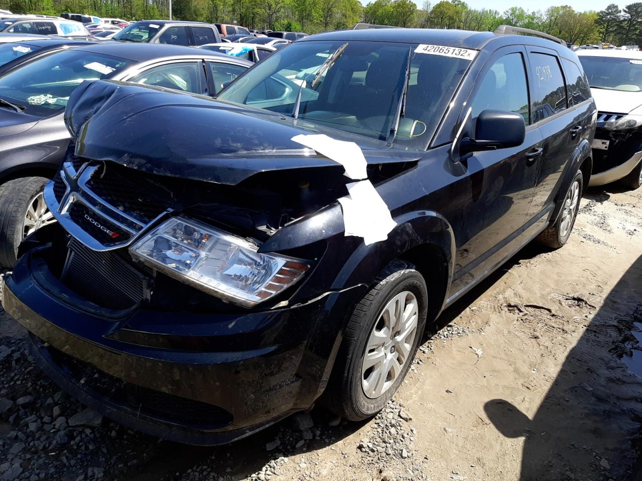 Photo 2 from auction – 2016 DODGE JOURNEY SE with VIN 3C4PDCAB6GT211303