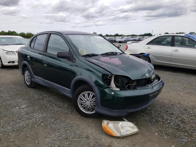 TOYOTA ECHO 2000 with VIN JTDBT1233Y0073825 - Photo from auction