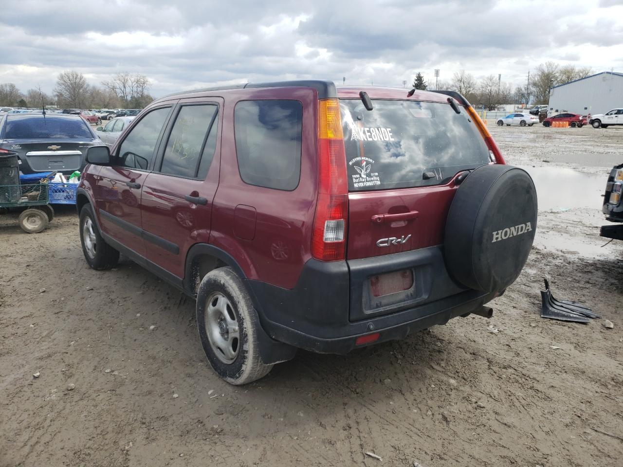 Photo 3 from auction – 2004 HONDA CR-V LX with VIN JHLRD68404C006345